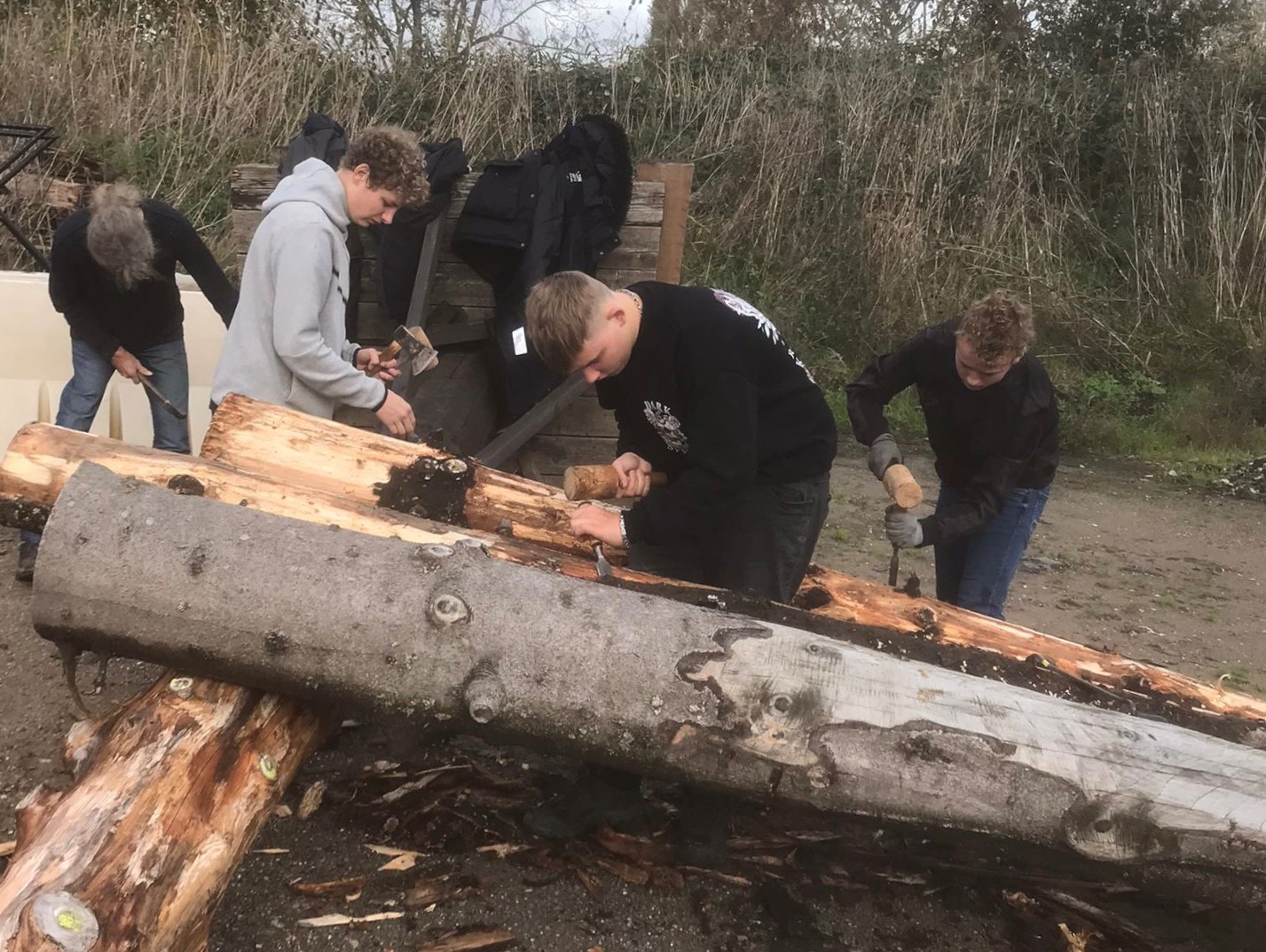 202310 Stage Het Segment Houtbewerking Boomstam