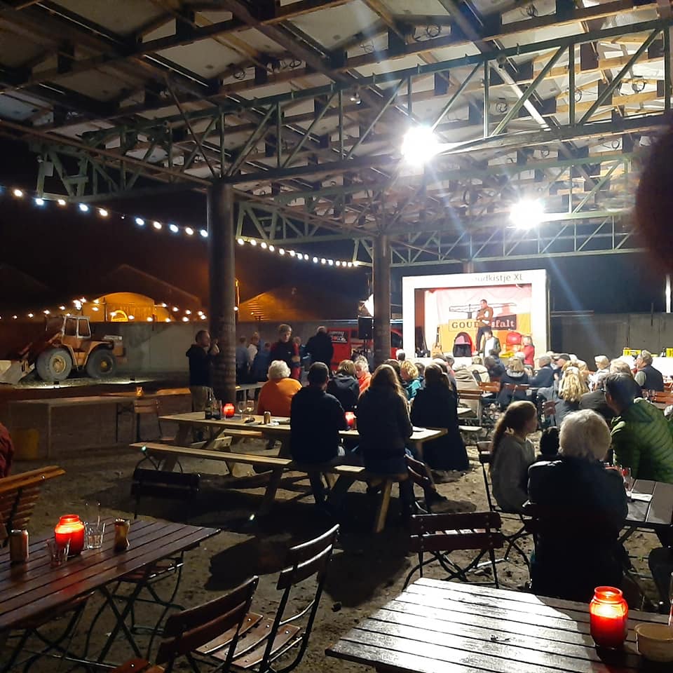 zonnedak oost in avond